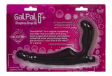 Gal Pal 6-inch Strapless Strap-On Harness - Black