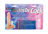 The Original Vibro Realistic Cock 6-inch - White