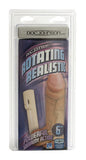 The Rotating Realistic Cock 6-inch - White