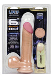 The Realistic Cock UR3 Vibrating 6-inch - White