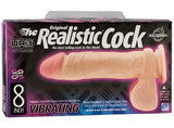 The Realistic Cock UR3 Vibrating 8-inch - White