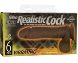 The Realistic Cock UR3 Vibrating 6-inch - Black