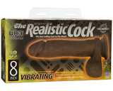 The Realistic Cock UR3 Vibrating 8-inch - Black