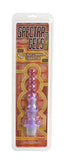 Spectra Gels Beaded Anal Vibrator 7-inch - Purple