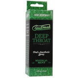 Goodhead Deep Throat Oral Aneshetic Spray 2 oz. - Mystical Mint