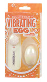 Vibrating Egg With Controller - Ivory