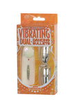Vibrating Duel Dancing Bullets - Silver