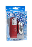 Multi-Speed Waterproof Bullet And Remote - Red