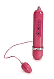 Teardrop Bullet And Controller Vibrator - Pink