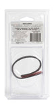 Reds Black Leather Velcro Cock Strap - Black