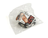 Reds Black Leather 3 Piece Cock And Ball Divider - Black Leather