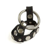 Reds Black Leather English Cock And Ball Cage - Black