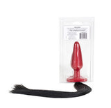 Pony Play Whip Butt Plug 5-inch - Medium