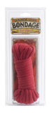 Japanese Style Cotton Bondage Rope - Red