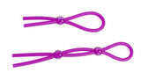 Silicone Cock Ties - Purple