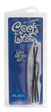 Silicone Cock Ties - Black