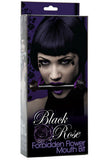 Black Rose Forbidden Flower Mouth Bit