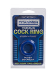 TitanMen Cock Ring Power Enhancer - Blue
