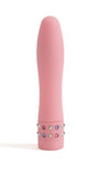 Jenna's Velvet Jewels Slim Mini Vibrator 4-inch - Pink