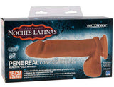 Noches Latinas - Pene Real Con Testiculos 6-Inch - Brown