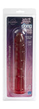 Jelly Jewels Dong With Suction Cup 6-inch - Red