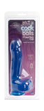 Jelly Jewels - Cock And Balls With Suction  - Blue