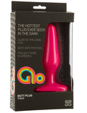 Glo Butt Plug Thick -  Pink