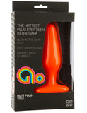 Glo Butt Plug Thick - Orange