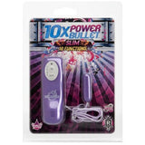 10X Power Bullet - Slim 10-Function - Purple