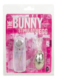 The Bunny Stimulator Vibrating Egg 2-inch - Clear