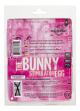 The Bunny Stimulator Vibrating Egg 2-inch - Clear