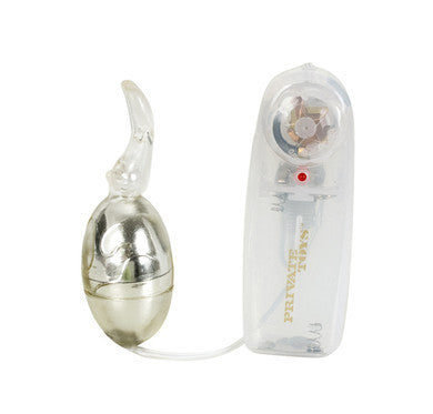 The Bunny Stimulator Vibrating Egg 2-inch - Clear