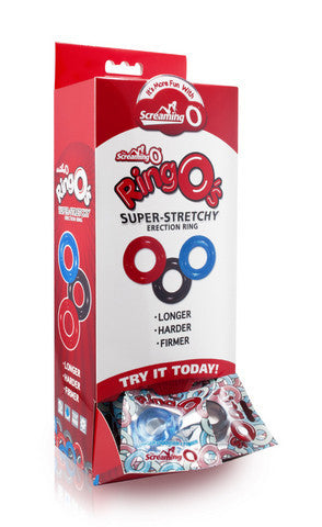 The Screaming O Ringo  - Assorted Colors - 36 Pieces  Vertical Dispenser