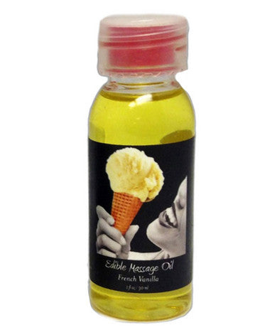 Vanilla Edible Massage Oil - 1 oz.