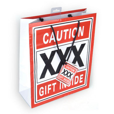 Caution XXX Gift Inside - Gift Bag