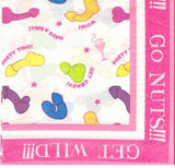 Get Wild Bachelorette Party Napkin - 20 Count
