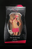 Hot Pink Skirt With Heart Pasties And  Blindfold