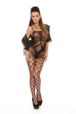 Seamless Bodystocking - Black  One Size