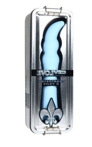 Fleur De Lis Silky G- Blue