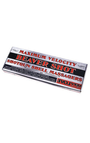 Beaver Shot- Red Shotgun Shell With Display- 12 Count