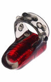 Boss Cock's Collar - Black With Red