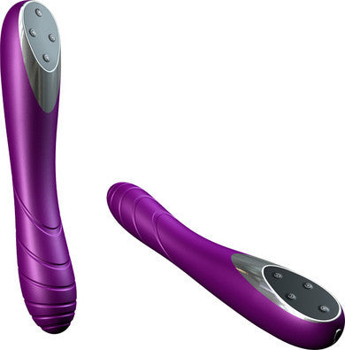 Elegance Twin Motor Vibrator - Plum