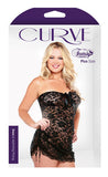Strapless Lace Dress Set - Black - 3X/4X