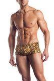 Leo Shorts With Snap Detail - Leopard - One Size