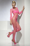 Fishnet Bodystocking - Neon Pink