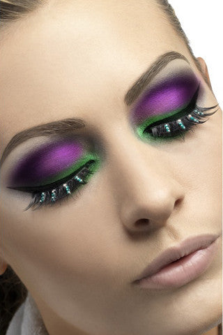 Green Diamonet Eyelashes - Black