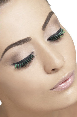 Black And Green Eyelashes