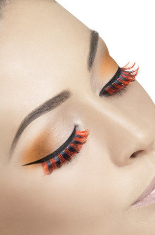 Short Eyelashes - Red And Black
