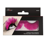 Feather Eyelashes - Pink