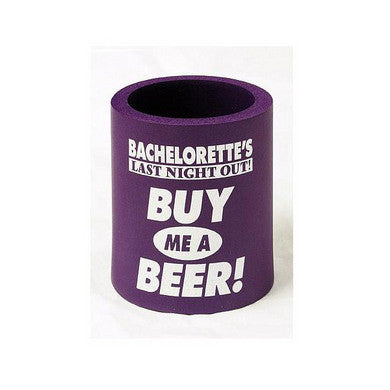 Bachelorette Buy Me a Beer Foam Can Cooler